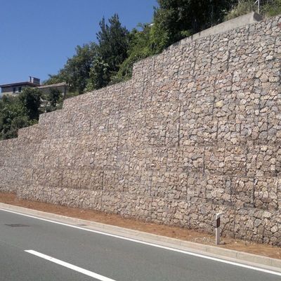 高張力 ガルファンのスポット溶接ガビオン 景観整備用